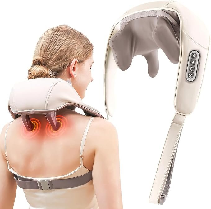 Neck and shoulder massager Electric Rechargeable Massage Pillow for Neck, Back, Shoulders, Legs, and Body Pain Relief. - Image 6