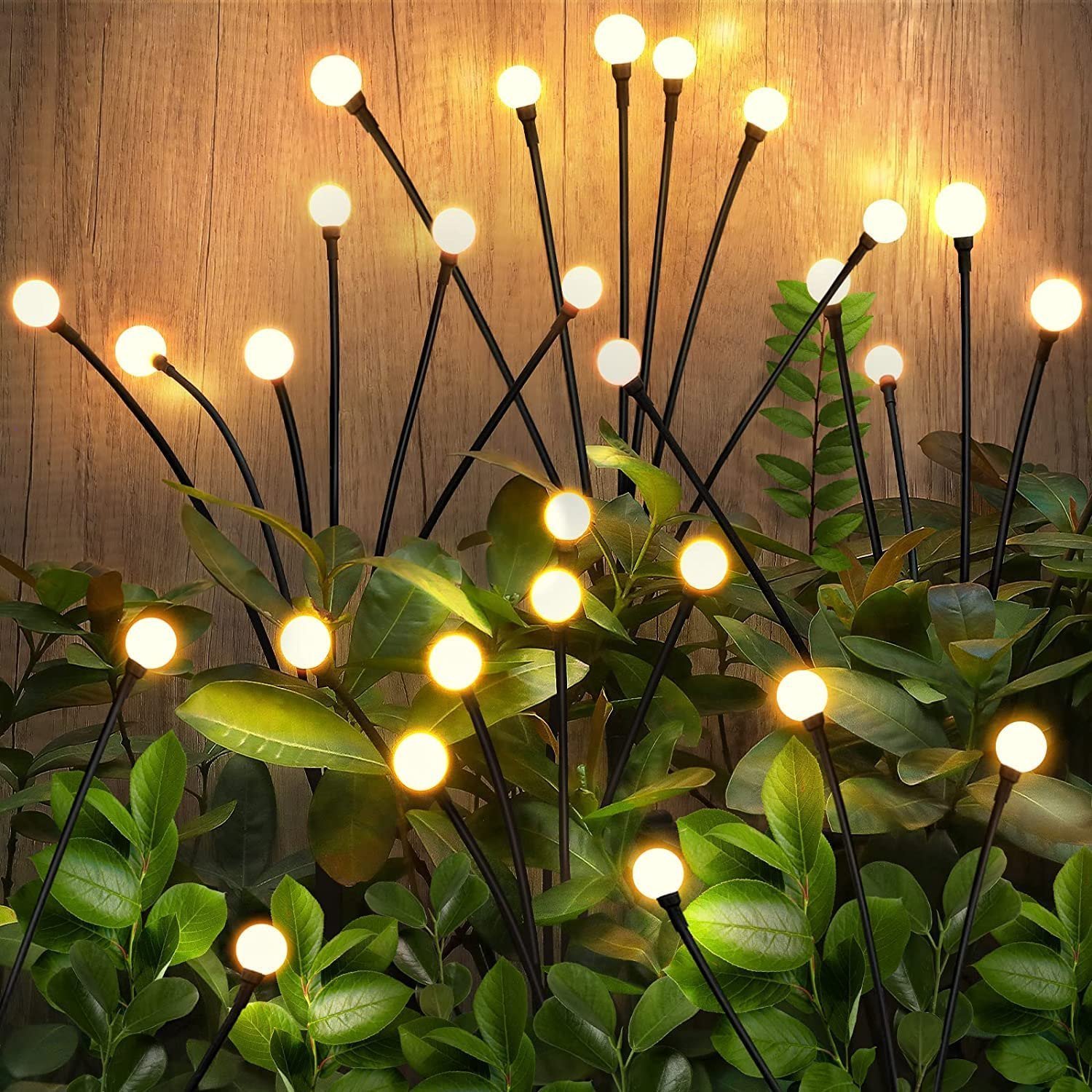 Solar Firefly Lights, Solar Outdoor Waterproof,8 Led in one -2 pack . - Image 3